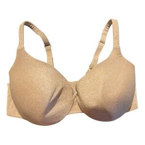 Cacique True Embrace T-Shirt Bra 40DDD Beige‎ Lightly Lined Underwire Support